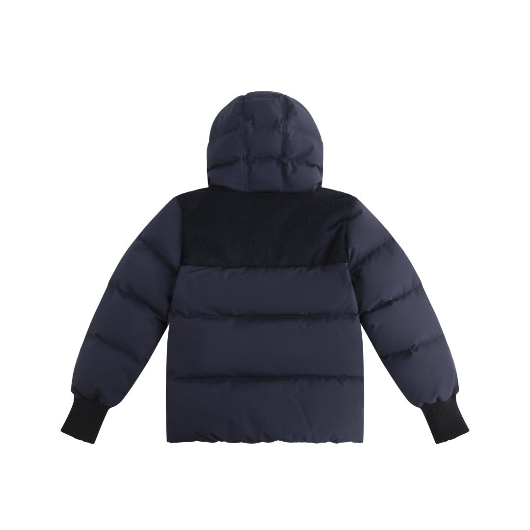 FW26-6064 OLIVIER DOWN JACKET - Navy/Corduroy Olive Lining