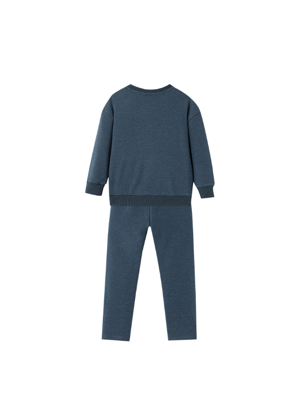 JAIME LE PASTEL EMBLEM PAJAMA-INDIGO
