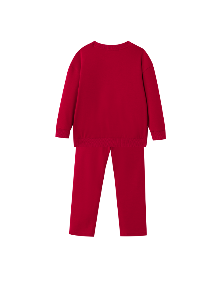 JAIME LE PASTEL EMBLEM PAJAMA-RED
