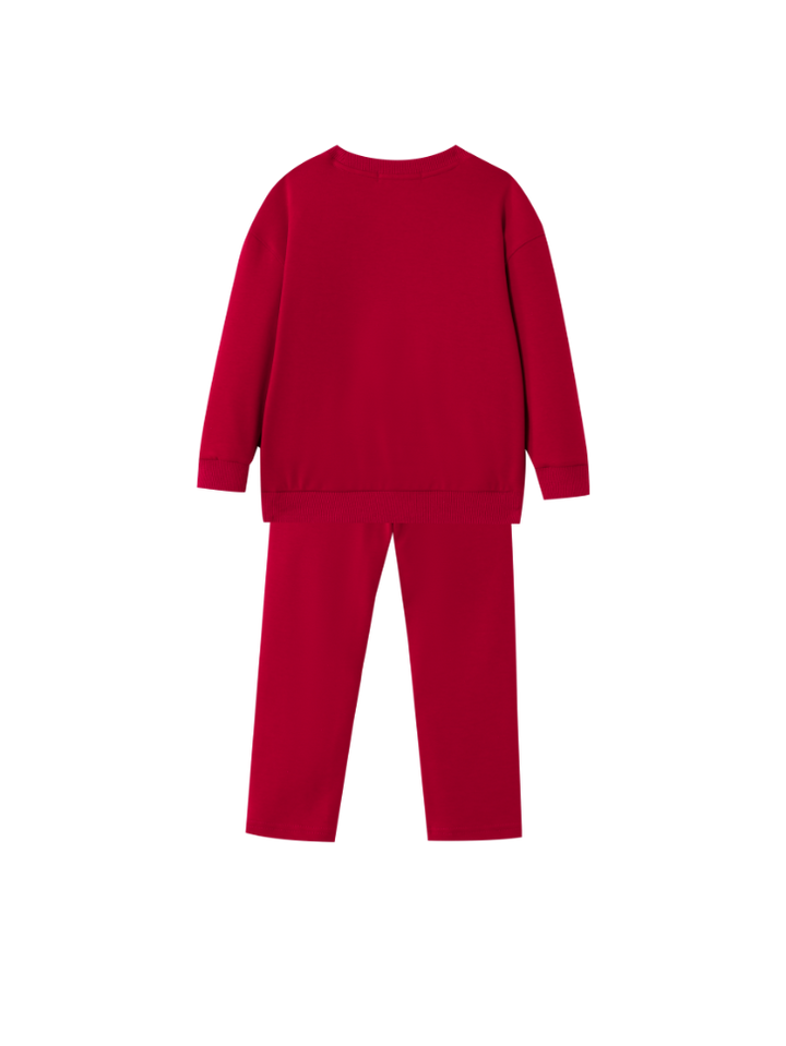 JAIME LE PASTEL EMBLEM PAJAMA-RED