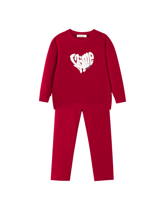 JAIME LE PASTEL EMBLEM PAJAMA-RED