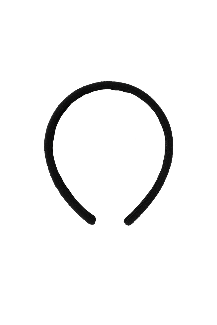 WOOL HEADBAND-BLACK