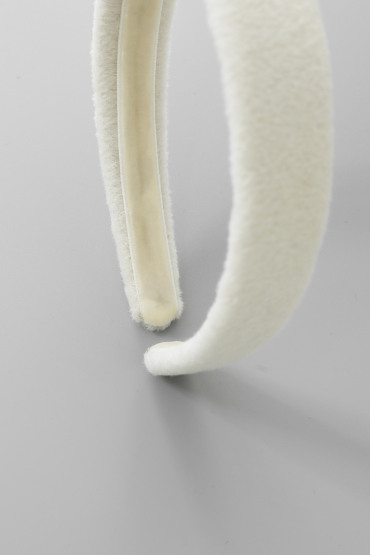 WOOL HEADBAND-CREAM