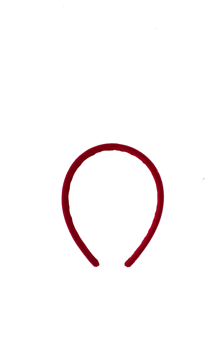WOOL HEADBAND-RED