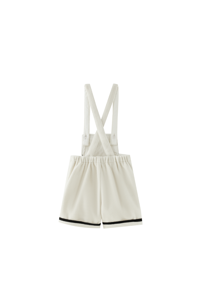 TIP END WOOL SHORTAL-CREAM