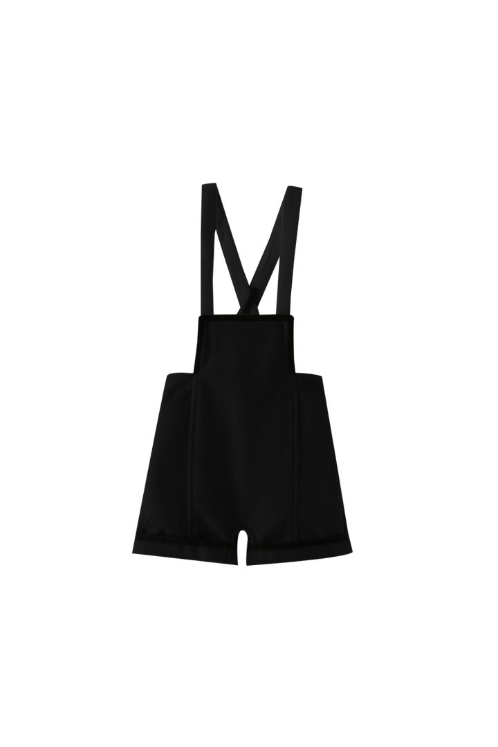 WOOL SHORTAL-BLACK