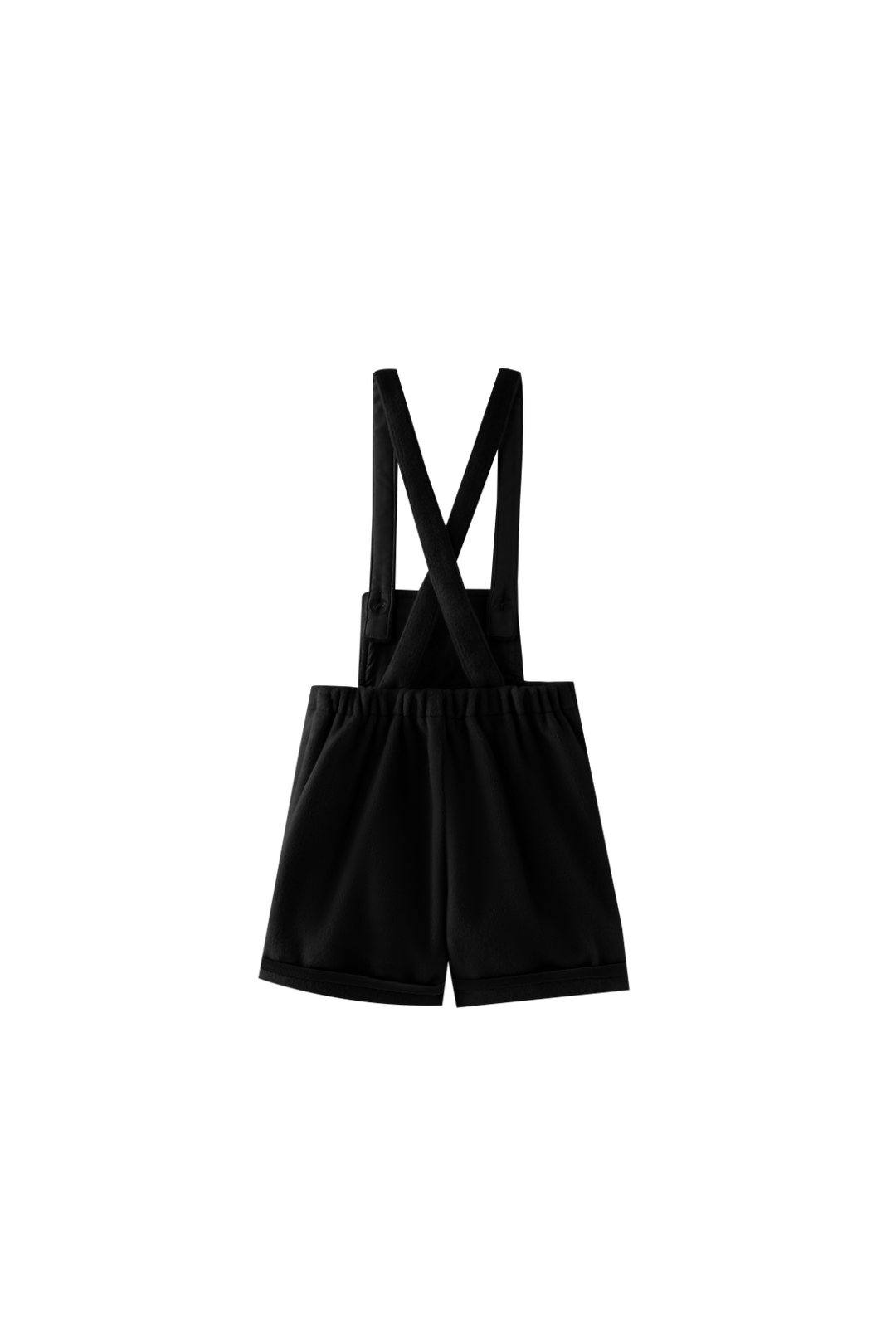 WOOL SHORTAL-BLACK