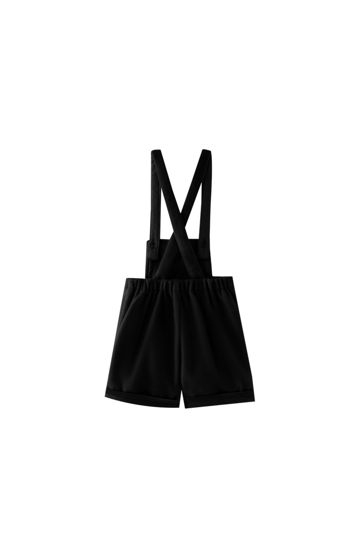 WOOL SHORTAL-BLACK
