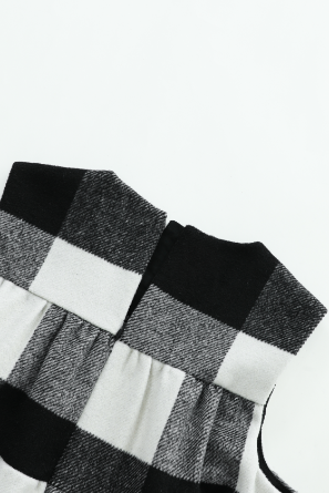 WOOL PLAID MIDI JUMPER-BUFFALO PLAID
