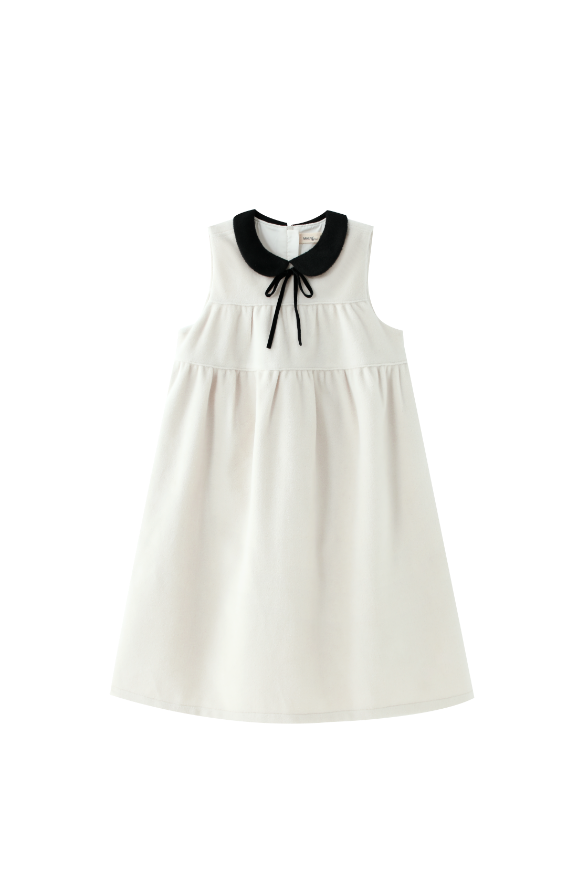 PETER PAN COLLARED WOOL JUMPER-CREAM