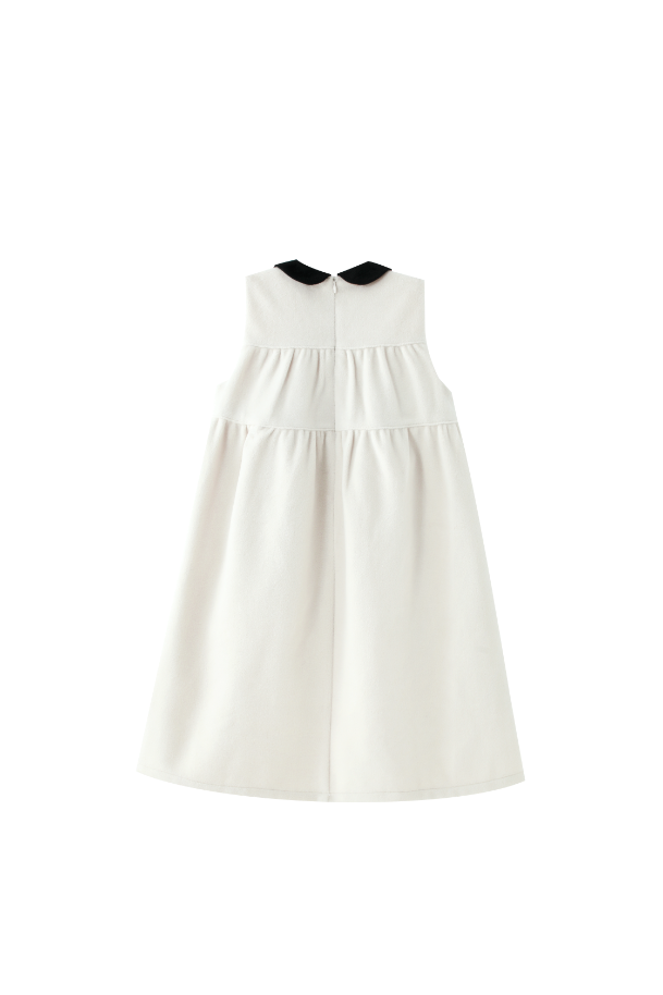 PETER PAN COLLARED WOOL JUMPER-CREAM