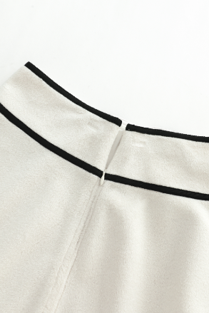 MIDI WOOL CIRCLE SKIRT-CREAM