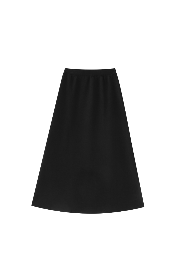 TEEN MAXI SKIRT-BLACK