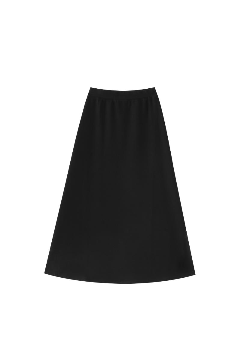 TEEN MAXI SKIRT-BLACK