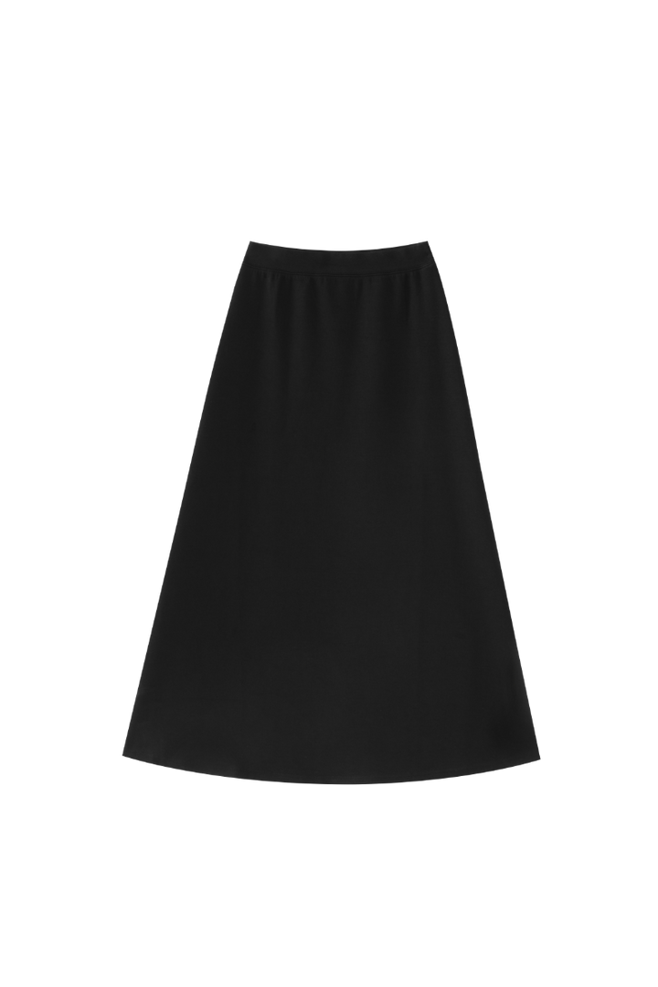 TEEN MAXI SKIRT-BLACK