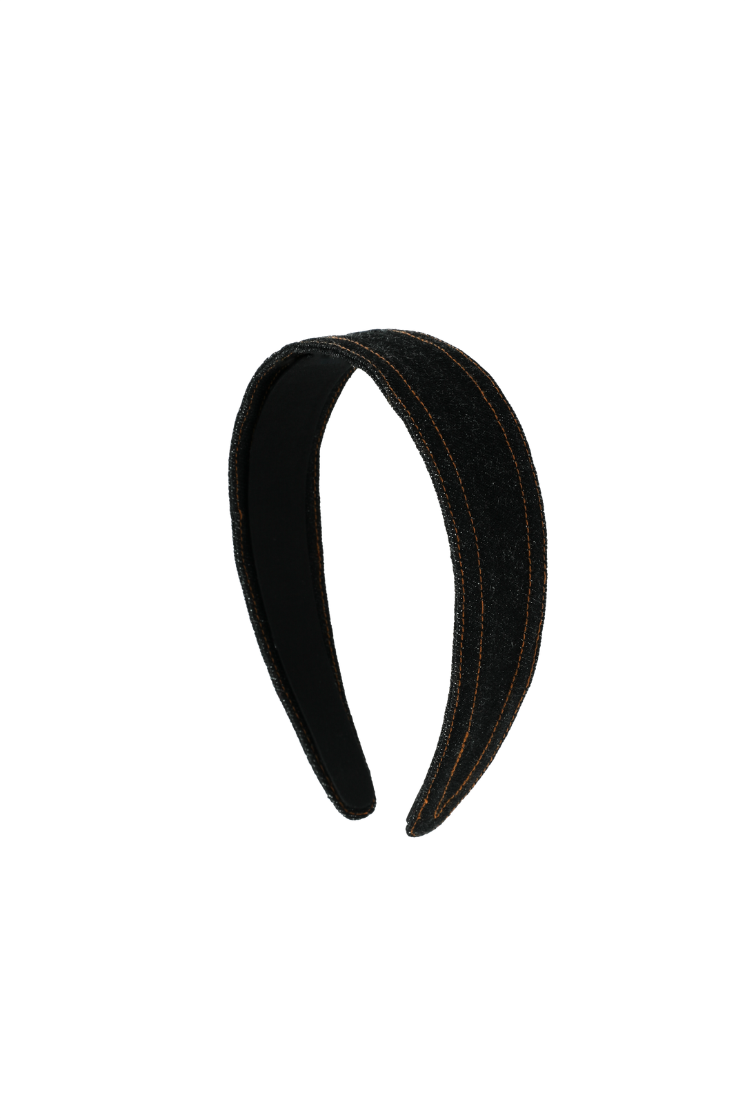 DENIM HEADBAND-BLACK DENIM