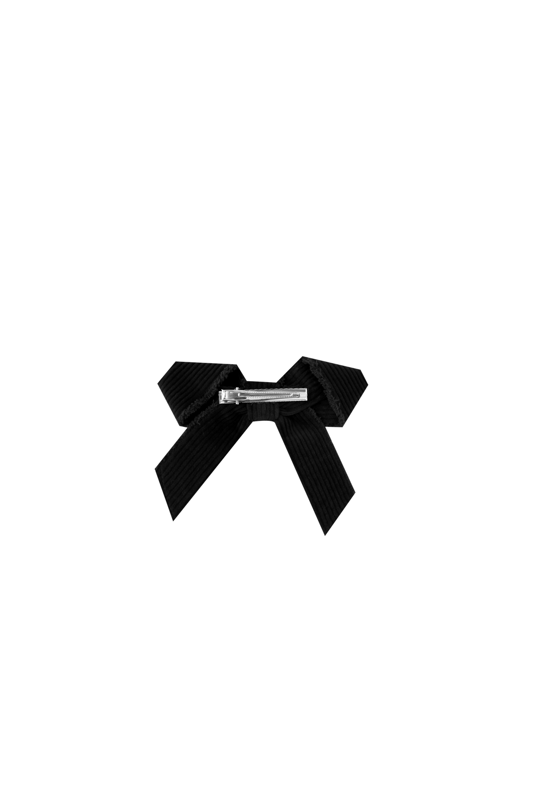 CORDUROY HAIRBOW-BLACK
