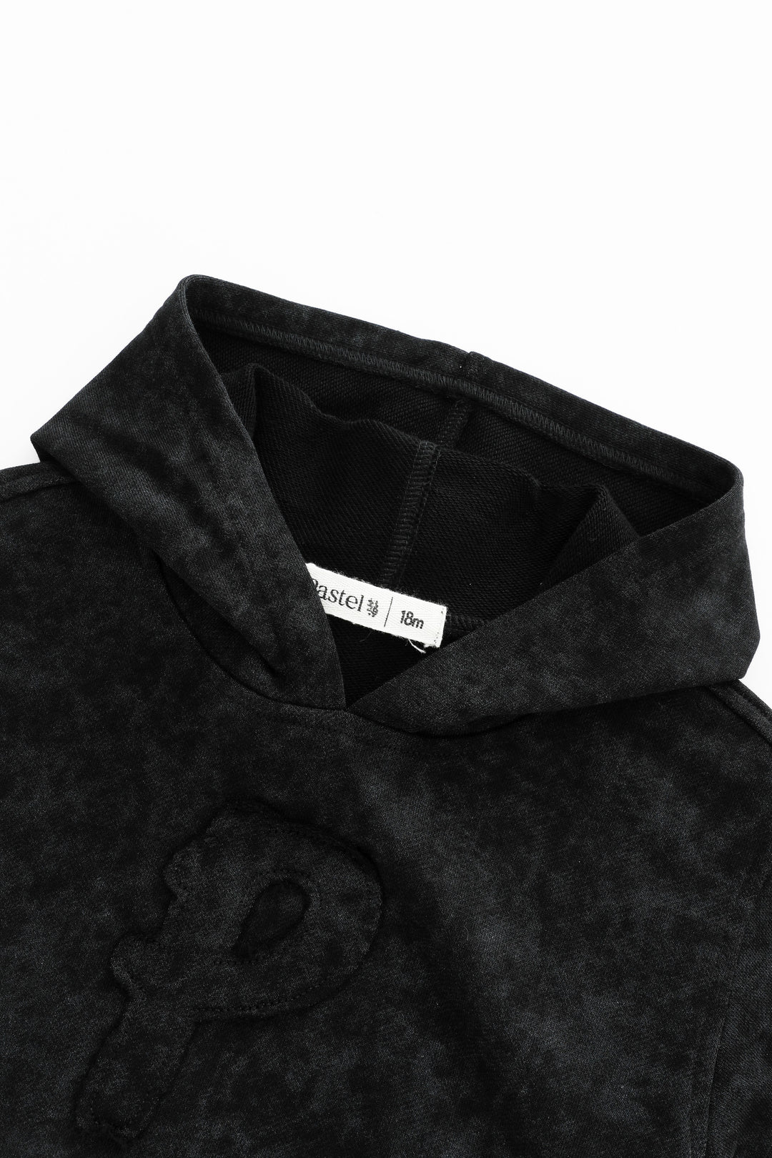 "P" EMBLEM TIE DYE TRACKSUIT-BLACK