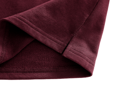 LITTLE GIRL GRAPHIC SWEAT SET-BURGUNDY