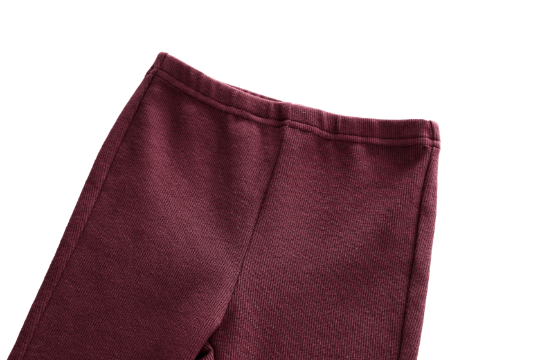 LITTLE GIRL GRAPHIC SWEAT SET-BURGUNDY