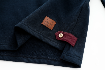 POLO WITH CONTRAST COLLAR-NAVY