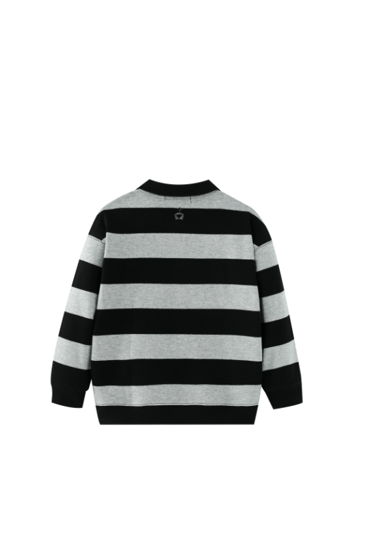 STRIPED POLO-GREY STRIPED