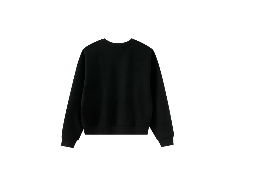 TEEN SWEAT WITH HEART ICON-BLACK