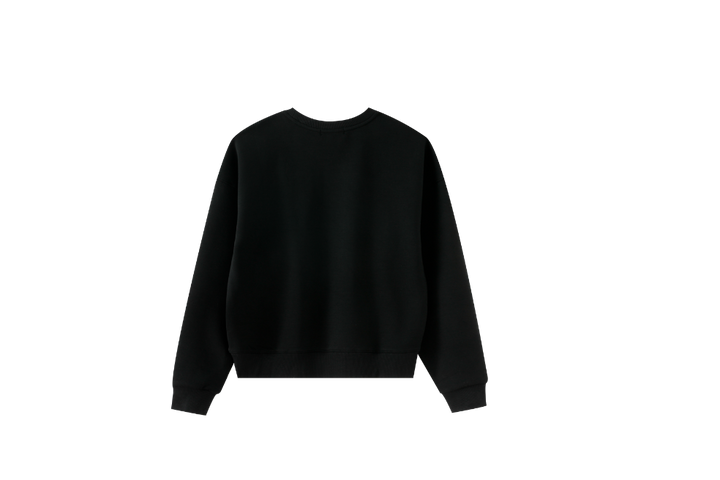 TEEN SWEAT WITH HEART ICON-BLACK