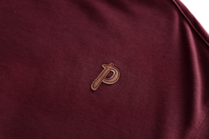 TEEN SWEAT WITH "P" EMBLEM-BURGUNDY