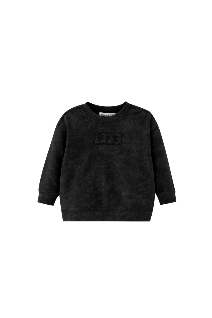 1223 TIE DYE SWEAT-BLACK
