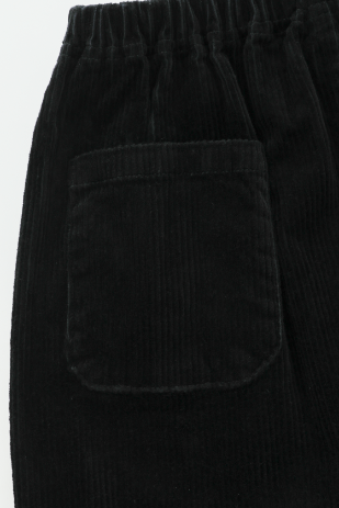 THIN STRAPPED CORDUROY JUMPER-BLACK