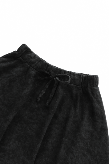 TIE DYE CIRCLE SKIRT-BLACK