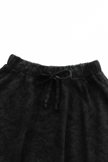 TIE DYE CIRCLE SKIRT-BLACK