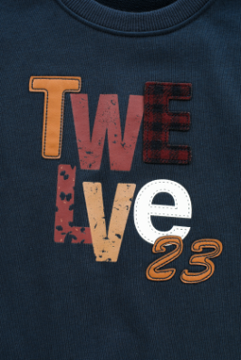 TWELVE 23 SWEATSHIRT-NAVY