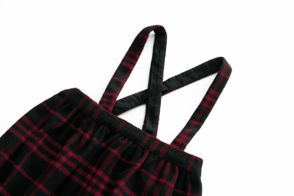 RED PLAID BLOOMER-RED PLAID