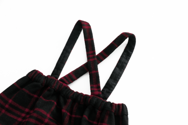 RED PLAID BLOOMER-RED PLAID