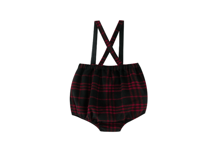 RED PLAID BLOOMER-RED PLAID