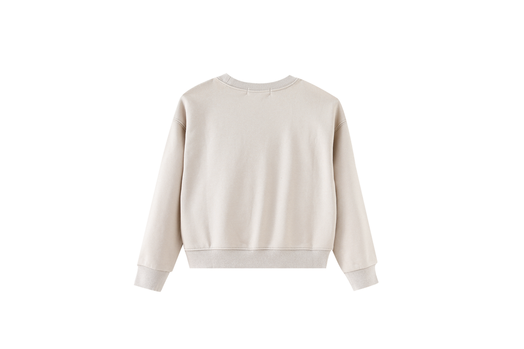 BONJOUR ICON SWEATSHIRT-STONE
