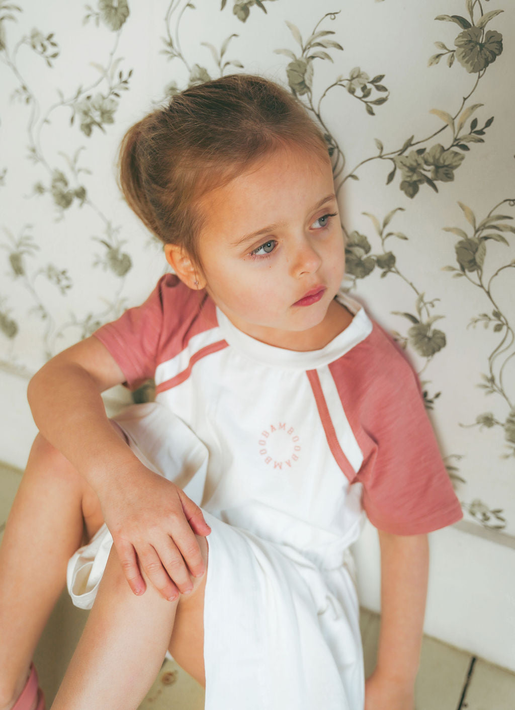 C-26154-Raglan Logo Dress Mauve