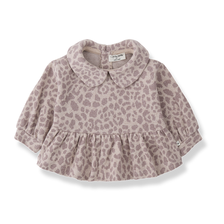 FERRARA COLLAR BLOUSE - NUDE