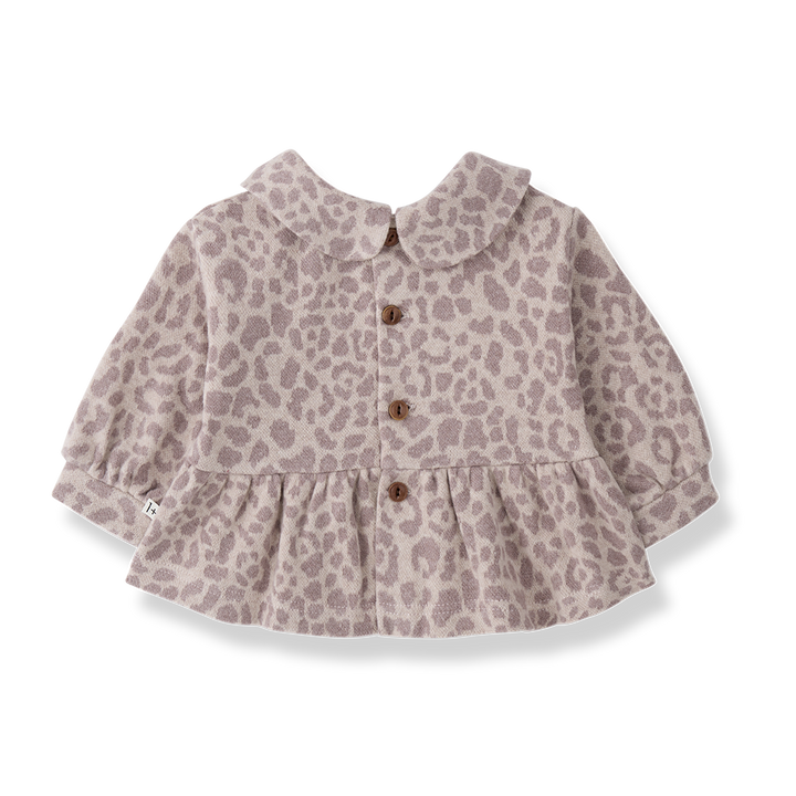 FERRARA COLLAR BLOUSE - NUDE