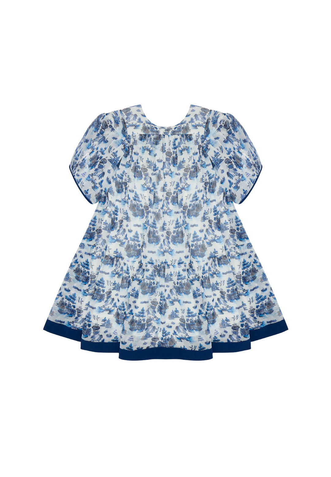Float Your Boat Dress-Willow Pattern Float Your Boat Dress-Willow Pattern