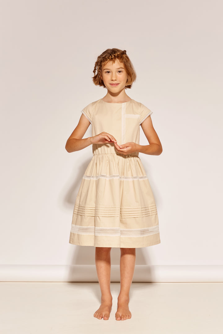 FOUR O'CLOCK DRESS - CASHEW