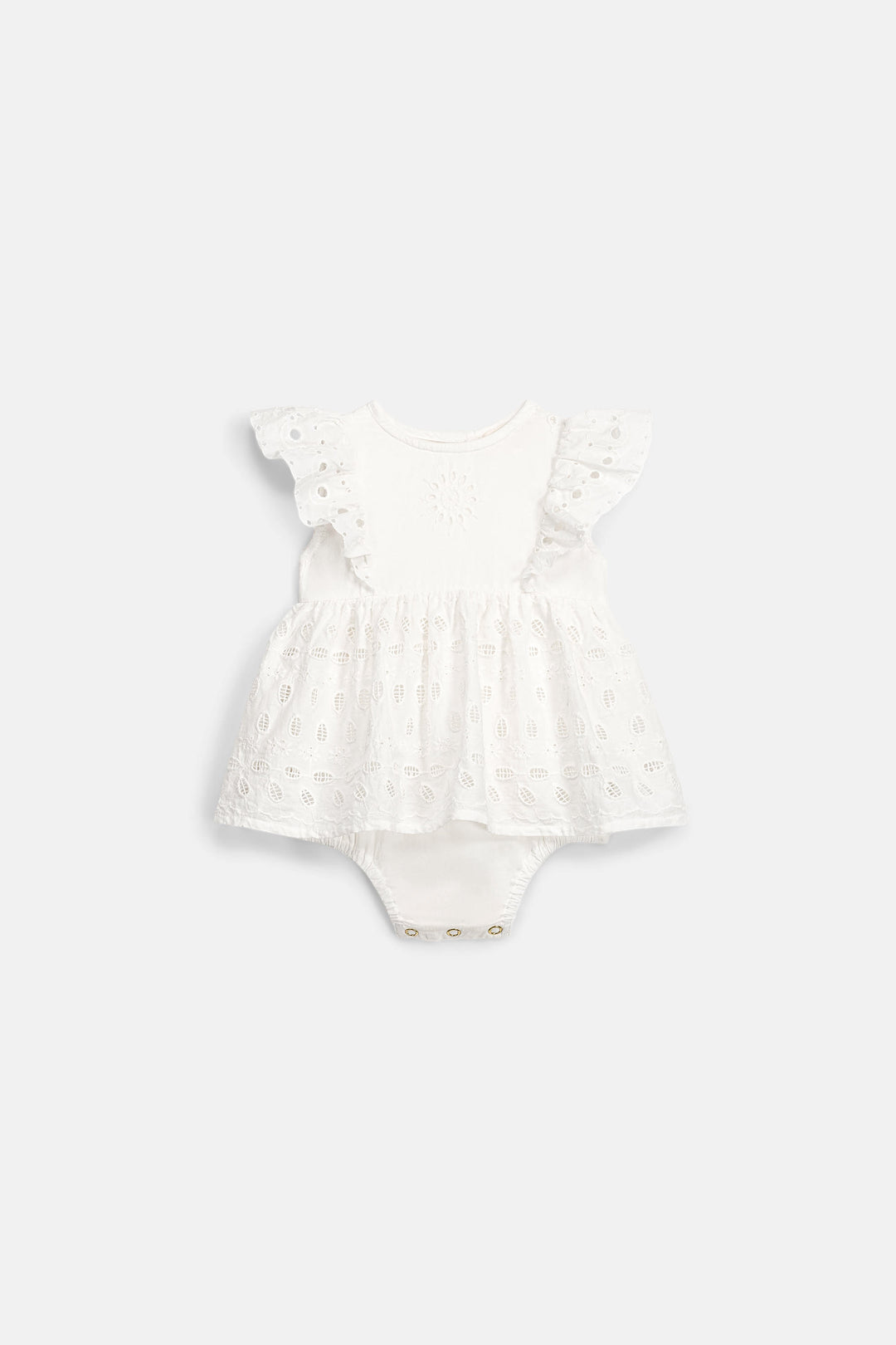 ROMPERS LENALI OFF WHITE SCHIFFLI