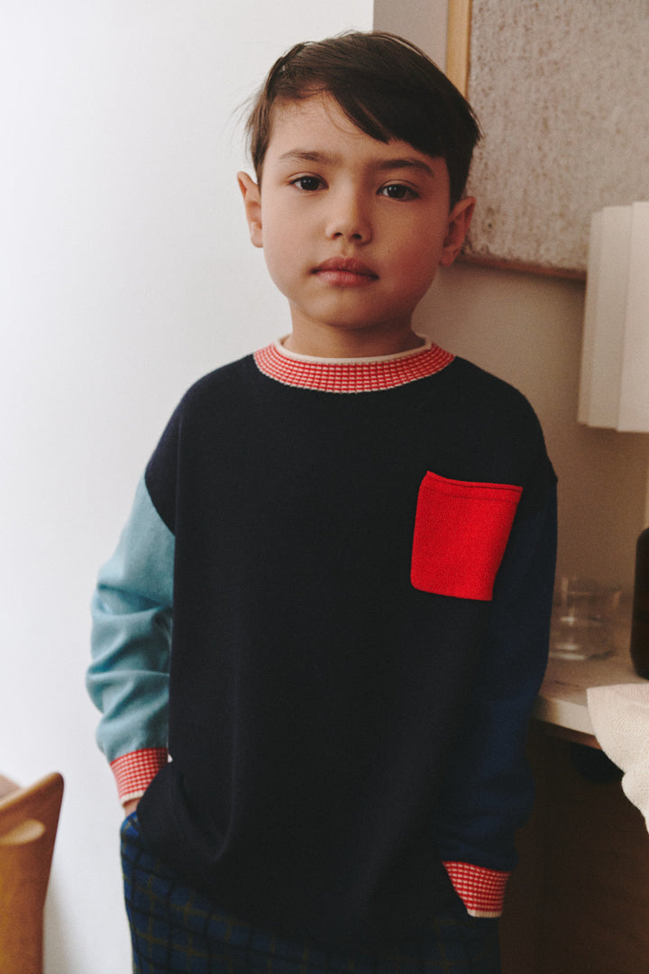 1026 THIN SWEATER - DARK NAVY