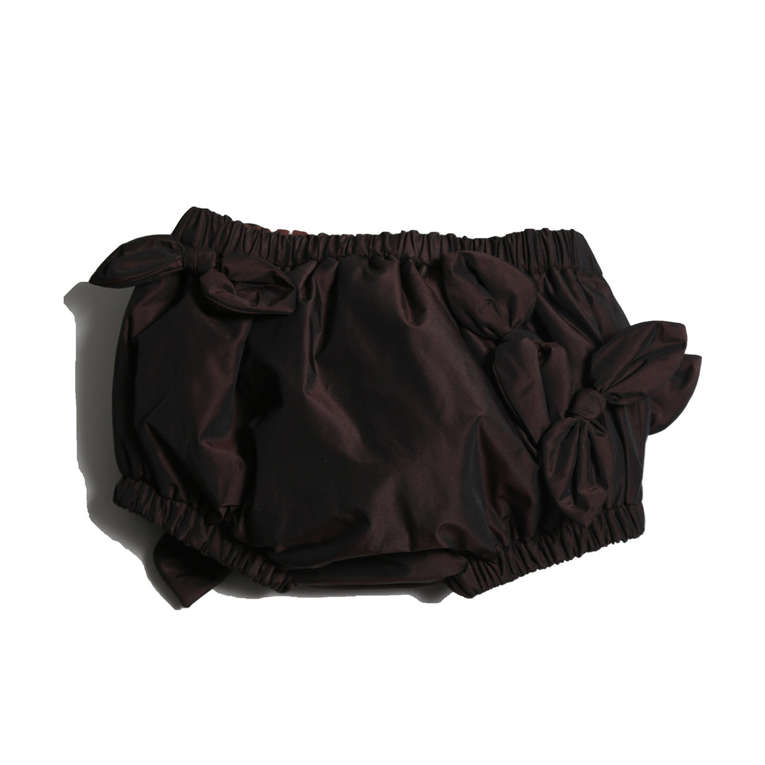 SR45S-ESTRELLA BOW BLOOMERS-RAISIN