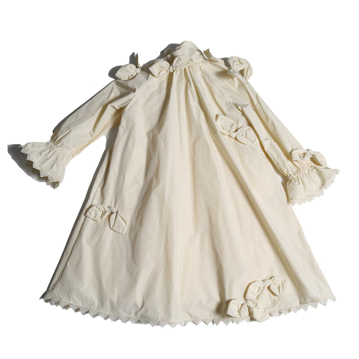 DR325V-ESTELLA BOW EMBELLISHED FROCK-OPAL