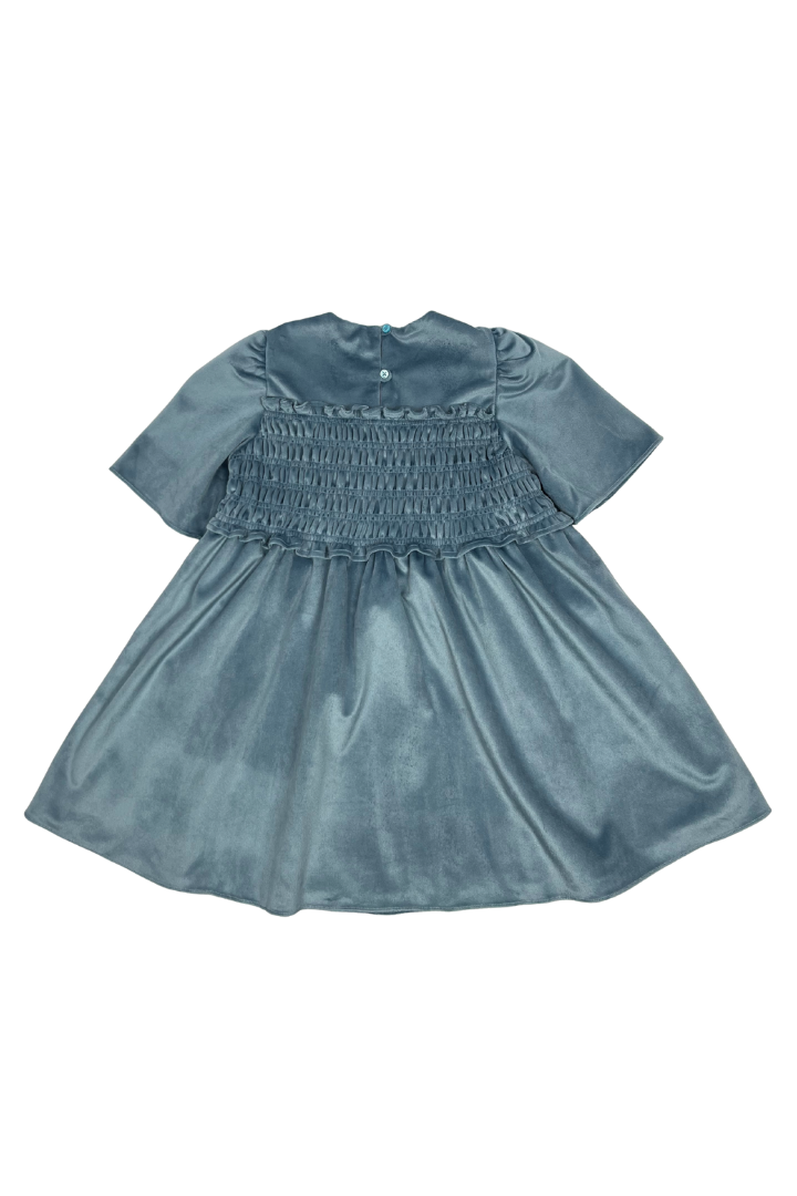 FW26-DR387L TEA LENGTH CICI DRESS (CUSTOM) - PERIWINKLE