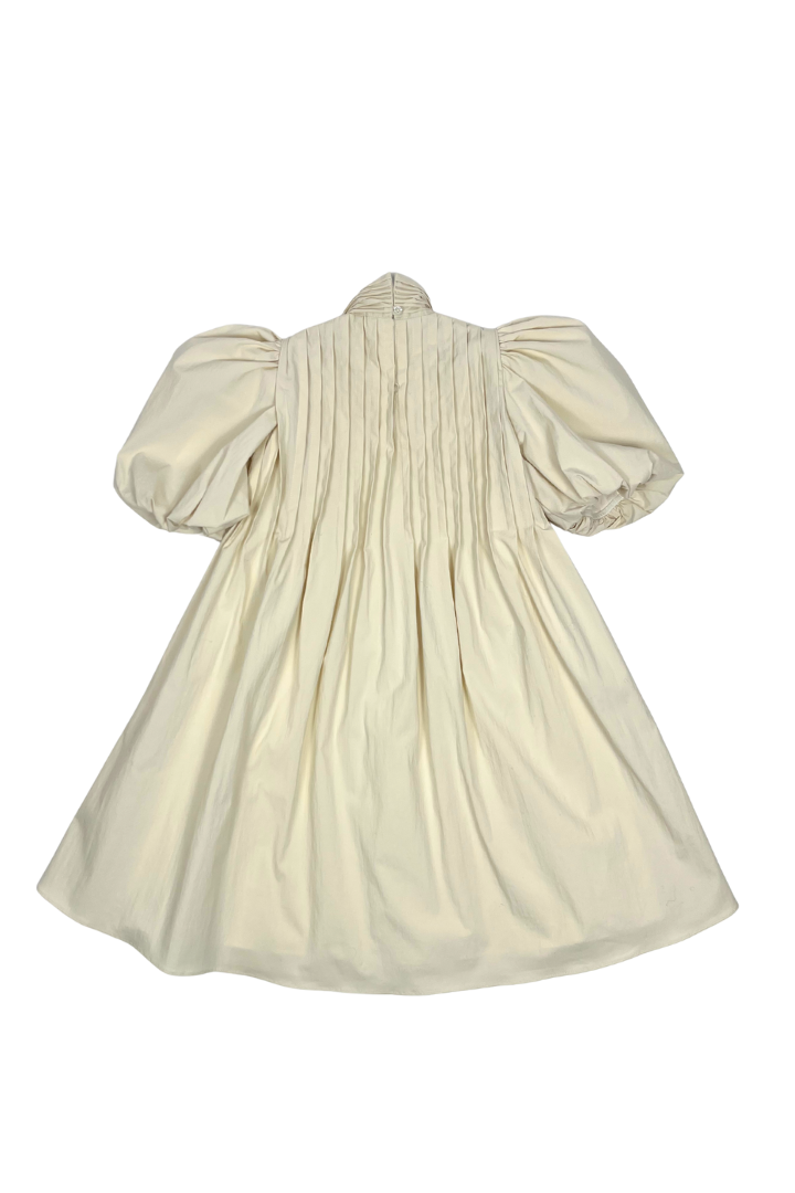 FW26-DR401V HARRIET PIN TUCK DRESS - IVORY