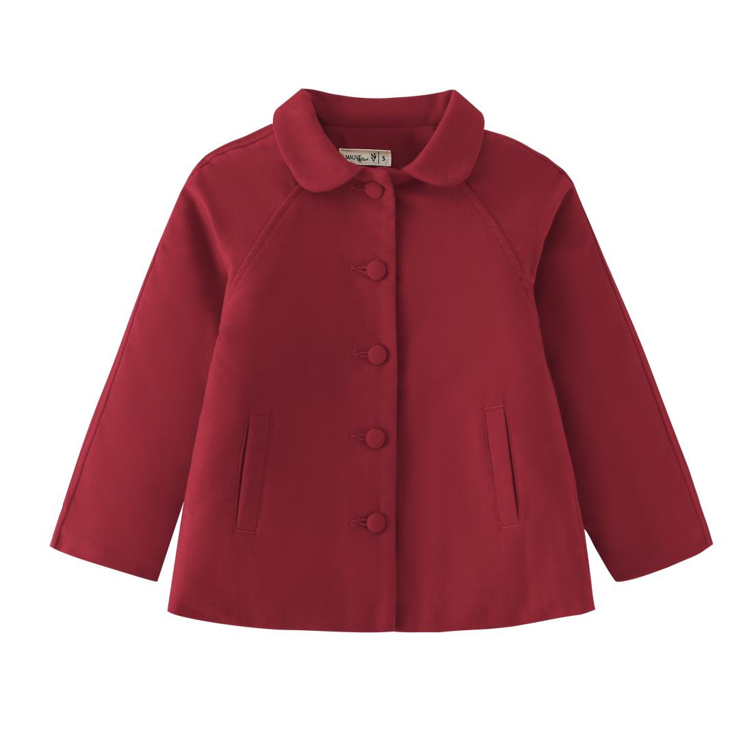 WOOL JACKET-RED